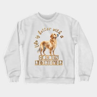 Golden retriever Crewneck Sweatshirt